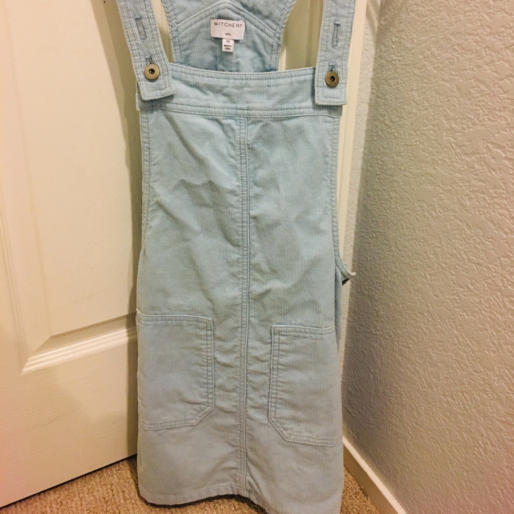 Baby Blue Overall Dress